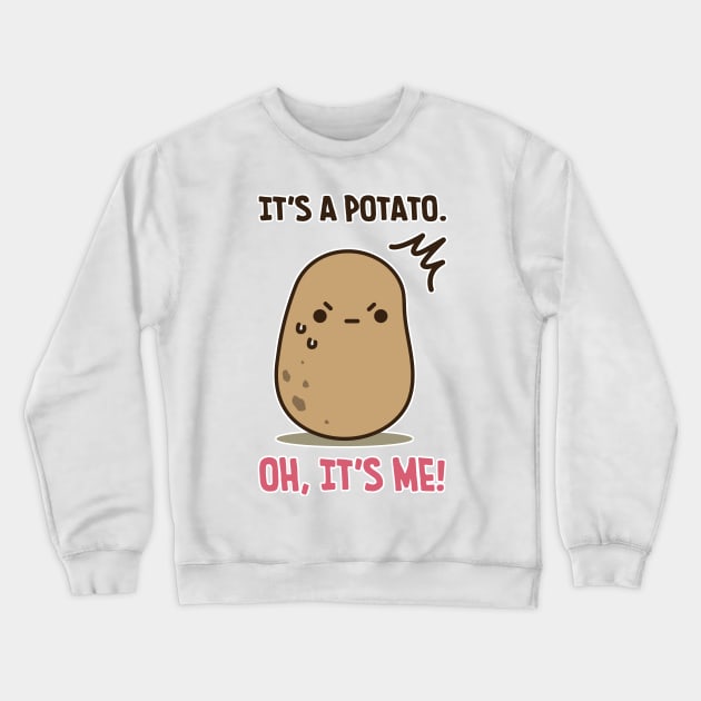 Oh Potato Crewneck Sweatshirt by clgtart